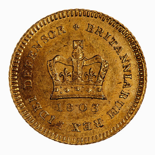 Coin - Third-Guinea, George III, Great Britain, 1803 (Reverse)