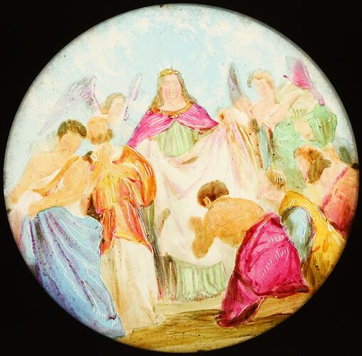 Lantern Slide - 'The Prince Clothing the People', The Holy War, 1850-1910