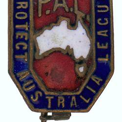 Badge - Protect Australia League, Australia, circa 1938