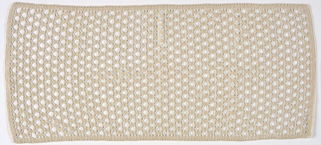 Table Runner - Crocheted, circa 1950s