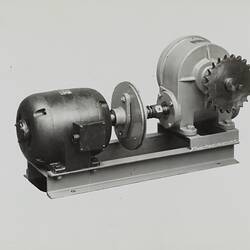 Photograph - Schumacher Mill Furnishing Works, 'Reduction Gear Drive Unit with Friction Clutch', Port Melbourne, Victoria, circa 1940s