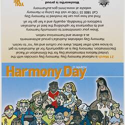 Calendar - Harmony Day, Department of Immigration, 2004