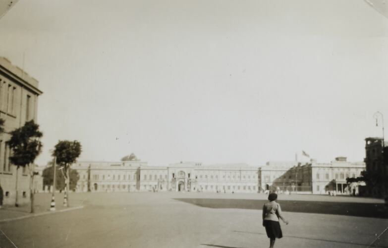 Photograph - Exterior of King Farouk's Palace, Alexandria, Egypt, World War II, 1939-1943