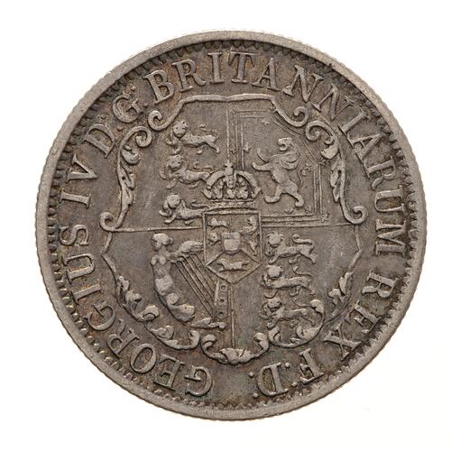 Coin - 1/4 Dollar, British West Indies, 1822