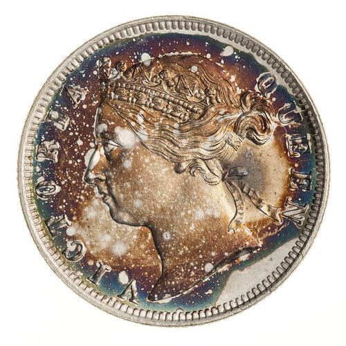 Proof Coin - 20 Cents, Hong Kong, 1887