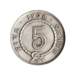 Coin - 5 Cents, Sarawak, 1908
