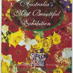 Catalogue - Australian National Flower Show, Melbourne, Sep 1995