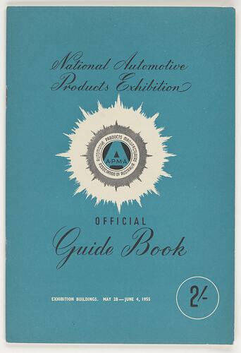 Catalogue - National Automotive Products Exhibition, Melbourne, May-Jun 1955