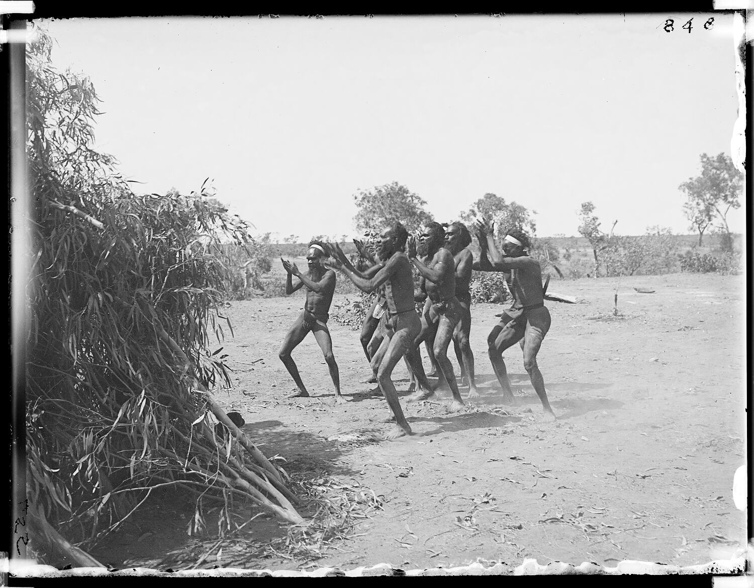 Glass plate. Warumungu. Tennant Creek, Central Australia, Northern ...