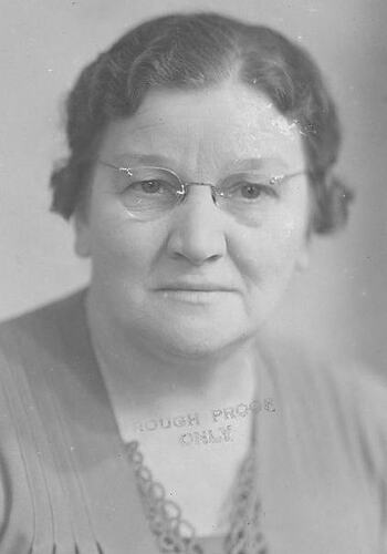 Photograph - Jessie Macpherson, mother of Hope Macpherson