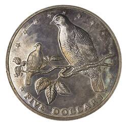 Coin - 5 Dollars, Cook Islands, 1979