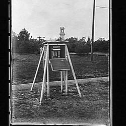 Negative - Stevenson Thermometer Screen, Melbourne Observatory, circa 1879