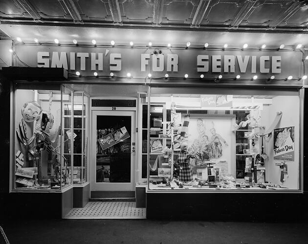 Smith's For Service', Shop Front, Black Rock, Victoria, Sep 1958