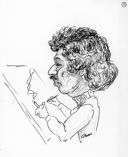 Caricature - George Hoven, No 15, Untitled, Kodak Australasia Pty Ltd, 1974