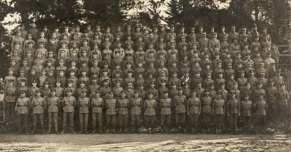 Officers' Training School, Broadmeadows, World War I, 1914