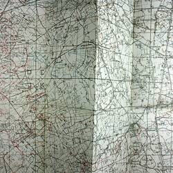Map, open with folds.