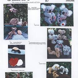 Advertising Flyer - Jakas Soft Toys, Melbourne, 1997