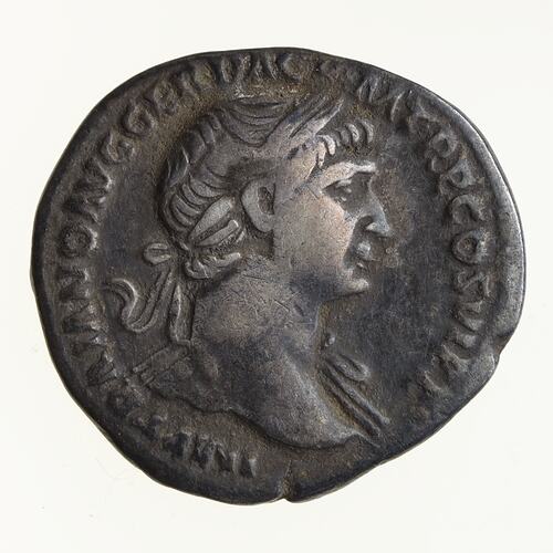 Coin - Denarius, Emperor Trajan, Ancient Roman Empire, 112-117 AD