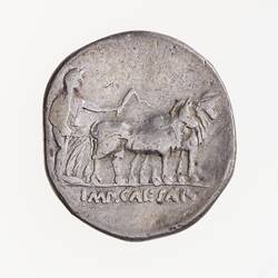 Coin - Denarius, Octavian, Ancient Roman Empire, 29-27 BC