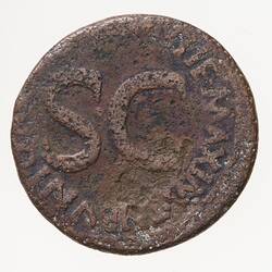 Coin - As, Emperor Tiberius, Ancient Roman Empire, 21-22 AD