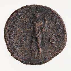 Coin - As, Emperor Domitian, Ancient Roman Empire, 85 AD
