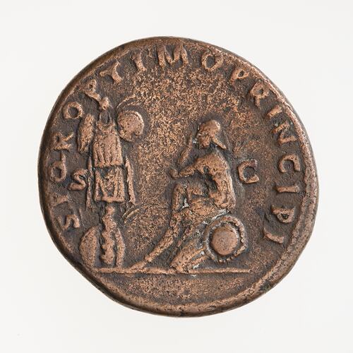 Coin - As, Emperor Trajan, Ancient Roman Empire, 103-111 AD