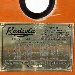 Broadcast Receiver - AWA, Radiola, Senior Six, Model C39, circa 1926