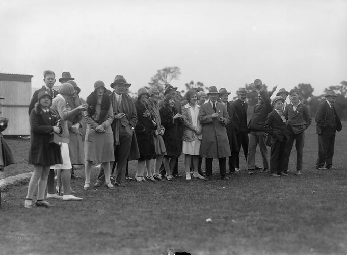 People in Sports Field, circa 1930s