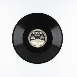 Disc Recording - Edison, Double-Sided, Waltz in C Sharp Minor & Sous Bois, 1920-1929.