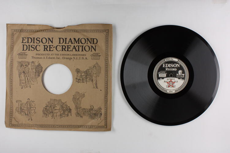Disc Recording - Edison, Double-Sided, 'Stride La Vampa' & 'Ah! Mon Fils', 1919-29