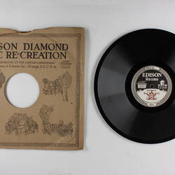 Disc Recording - Edison, Double-Sided, 'Stride La Vampa' & 'Ah! Mon Fils', 1919-29