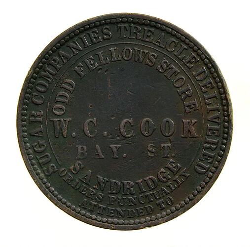 W.C. Cook Token Penny