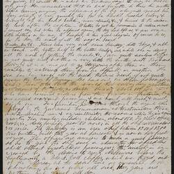 Letter - Robert Beckett, Voyage from England to Melbourne, Clipper Ship 'Underley', Dec 1866-Mar 1867