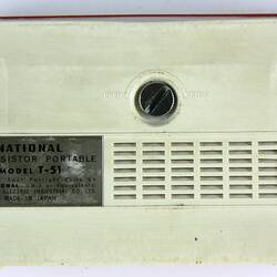 Transistor Radio - Matsushita Electric Industrial Co. Ltd, 'National', Model T-51, Japan, circa 1962