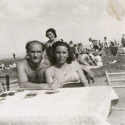 Digital Photograph - Zoltan & Margit Schmideg, Public Baths, Gyor, Hungary, 13 Jul 1947