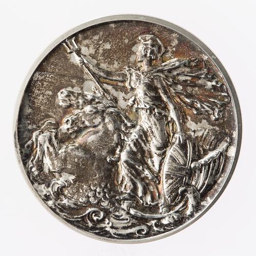 Medal - Naval General Service Medal 1915-1962, King George V 1st Issue, Specimen, Great Britain, 1915 - Reverse