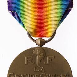 Medal - Victory Medal 1914-1918, France, 1918 - Reverse