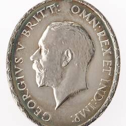 Medal - Air Force Medal, King George V, 1st Issue, Specimen, Great Britain, 1918-1930 - Obverse