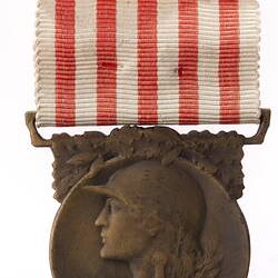 Medal - Commemorative War Medal 1914-1918, France, 1920 - Obverse