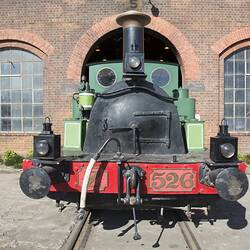 Steam Railway Locomotive - Victorian Railways, 0-6-0ST Type, Z-Class, No.526 'Polly' at Newport Railway Workshops