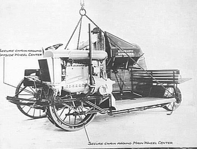 AUTO HEADER ON SLINGS: AUG 1928