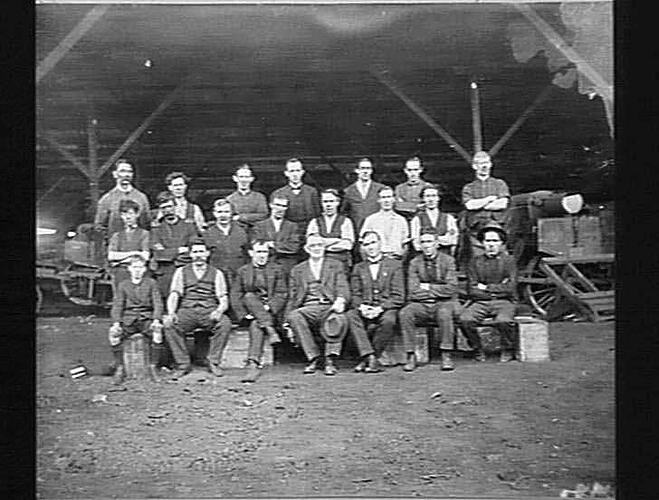 Photograph - Gate Shop Workers, Sunshine, Victoria, Jul 1919