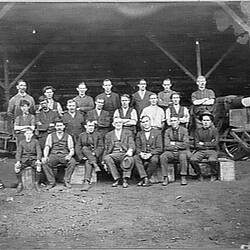 Photograph - H.V. McKay, Gate Shop Workers, Sunshine, Victoria, Aug 1919