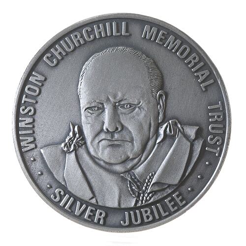 Medal - Churchill Memorial Trust Silver Jubilee, 1991 AD