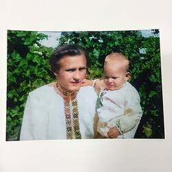 MM 154078, Digital Photograph - Alexander & John Alexander Kazuro Wearing Belarussian Shirts, Melbourne, 1954 (MIGRATION), Image, Proposed