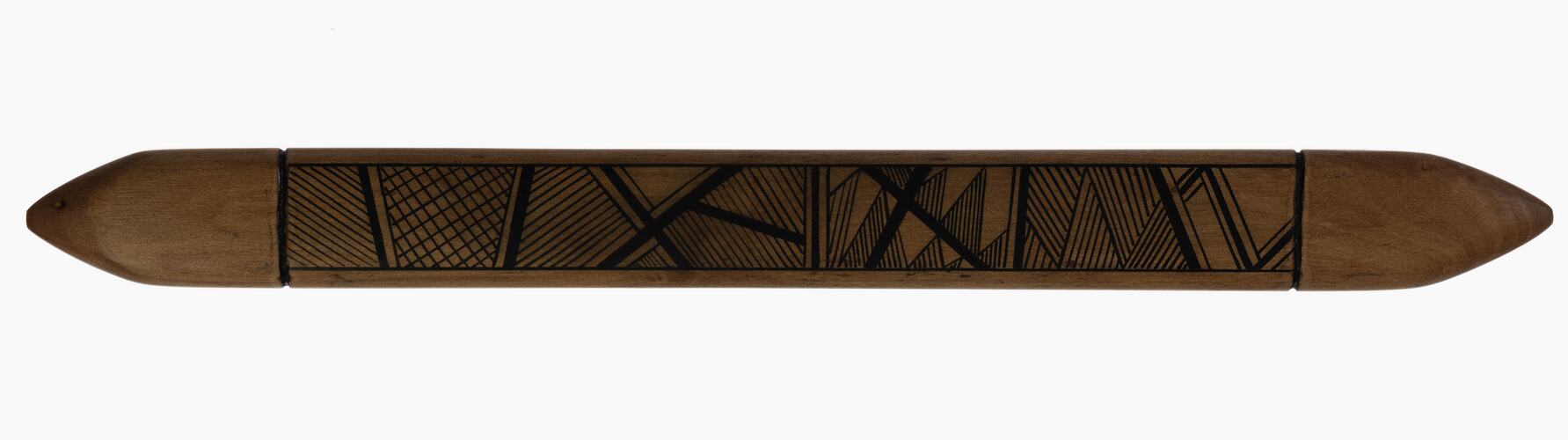 Message stick, Gunditjmara, Portland, Western District, Victoria, Australia, 2021