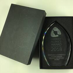 Award - Perspex, Harmony Alliance Award, Nyadol Nyuon, 2018