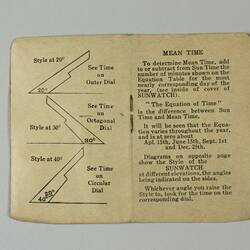 Sundial - Sunwatch, Ansonia Clock Co, New York, circa 1923