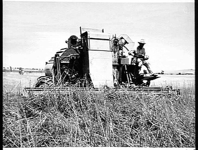 EXP. NEW-TYPE HEADER AT ROCKBANK: JAN 1952