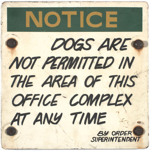 Sign - Dogs Are Not Permitted